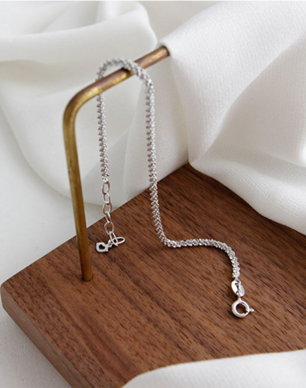 GABRIELLA Silver Chain Bracelet