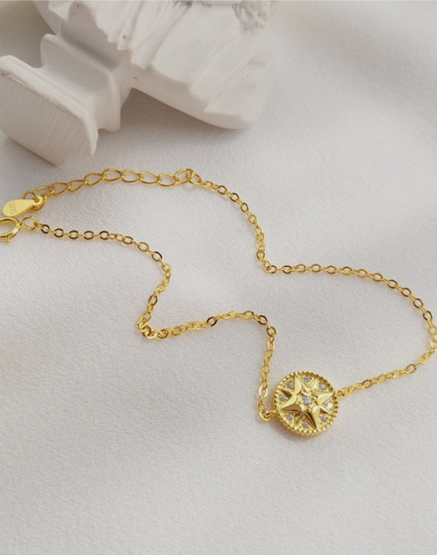 HOPE Gold Vermeil Bracelet