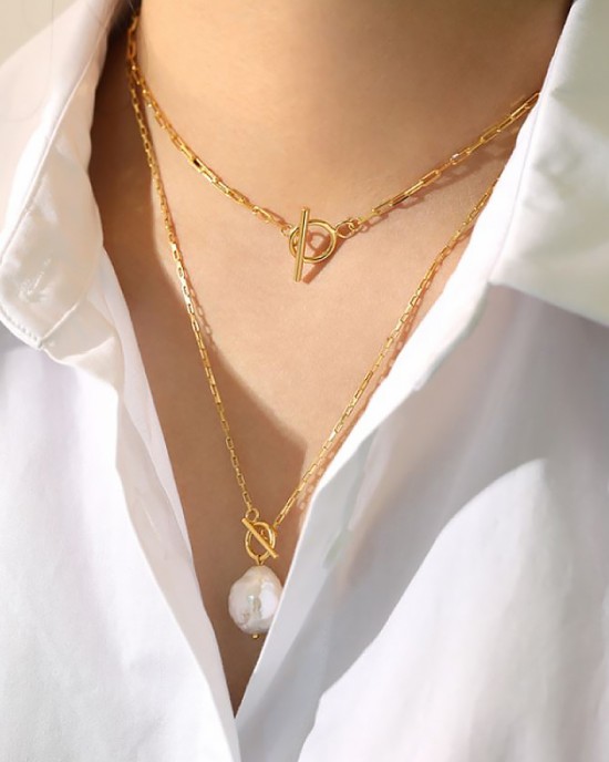 FLORENCE 18k Gold Vermeil Paperclip 