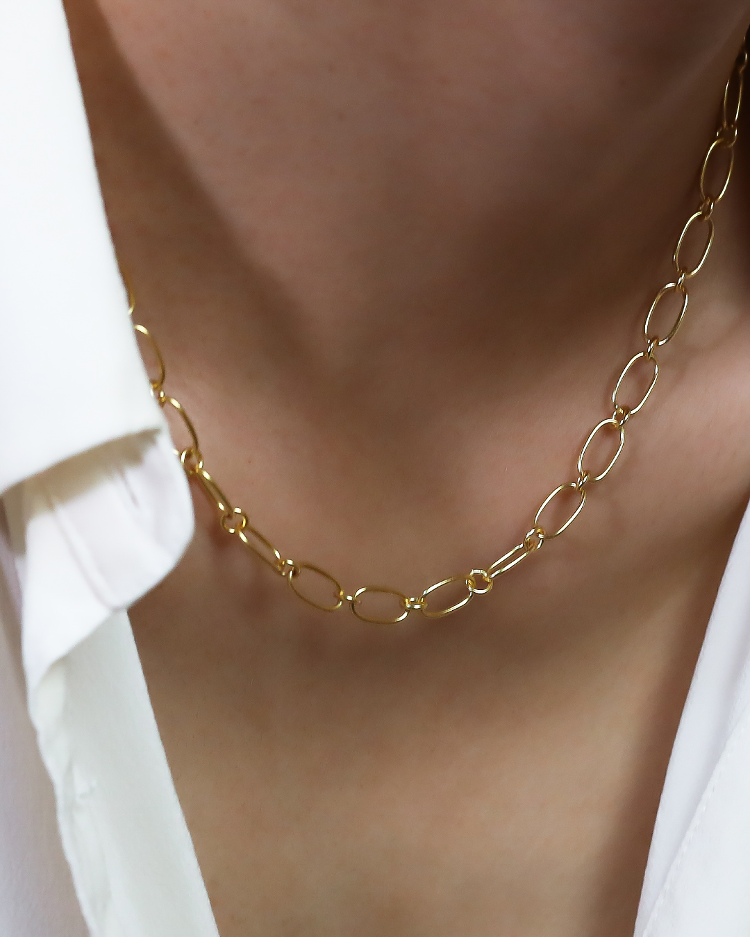 GARANCE Gold Vermeil Link Choker