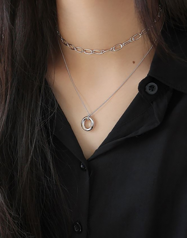 GARANCE Sterling Silver Link Choker