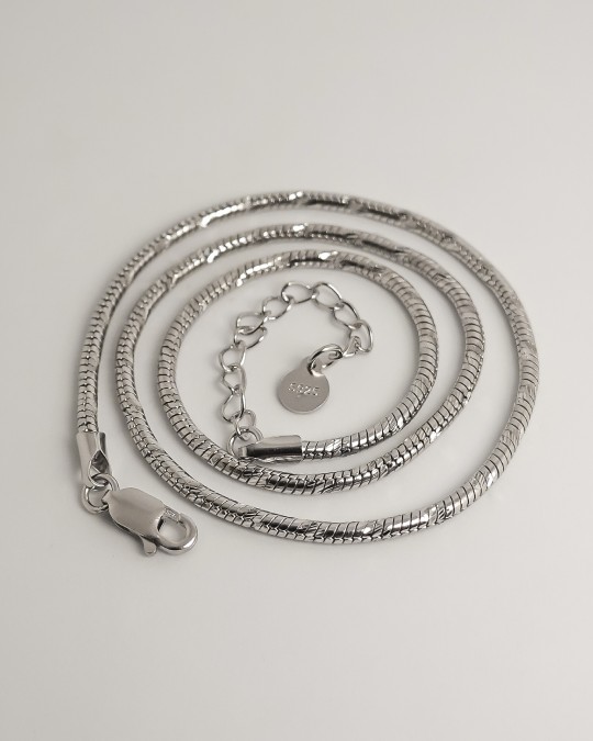 LYDIA Sterling Silver Snake Chain