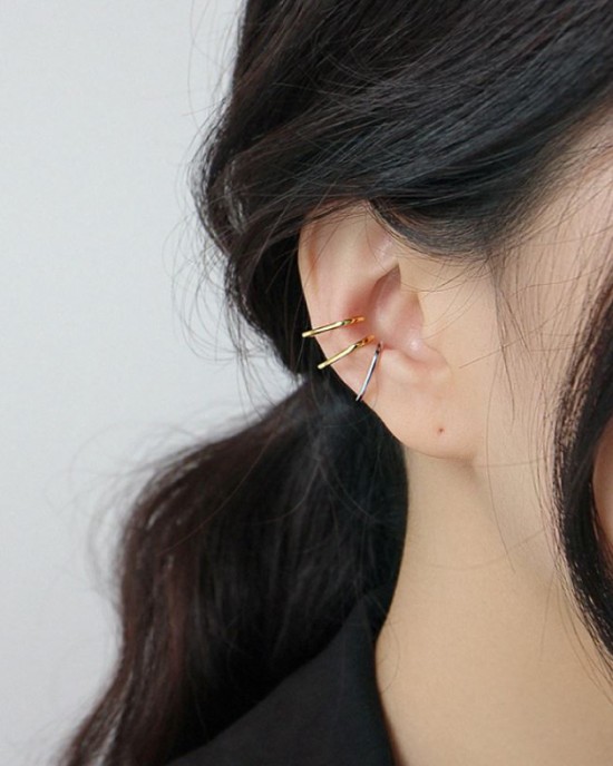 AISHA Gold Vermeil Ear Cuffs