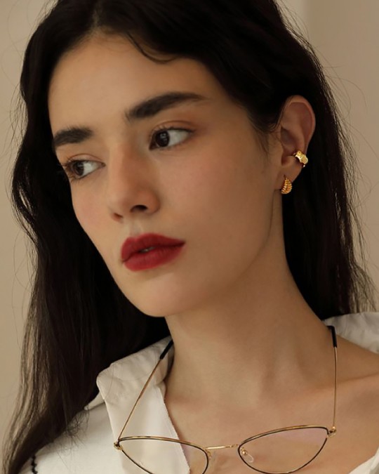 AUBREY Gold Vermeil Ear Cuff