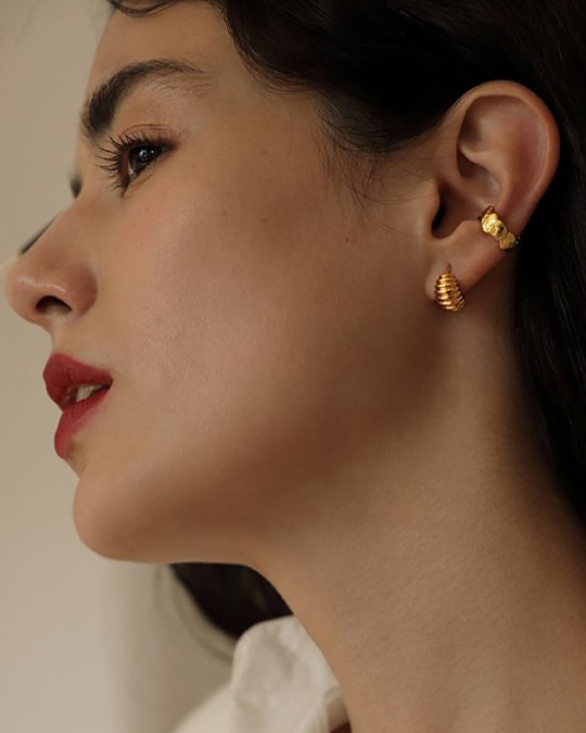AUBREY Gold Vermeil Ear Cuff