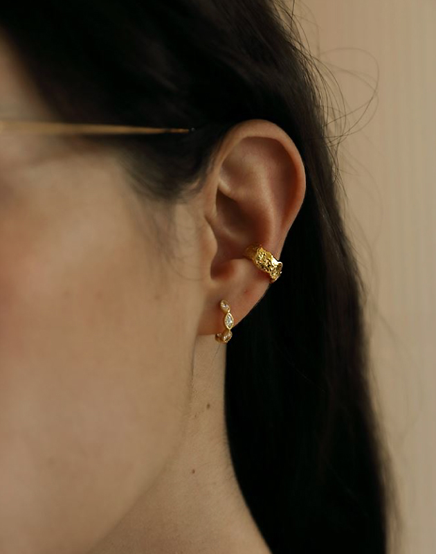 AUBREY Gold Vermeil Ear Cuff