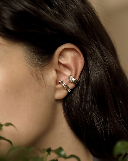 AUBREY Sterling Silver Ear Cuff