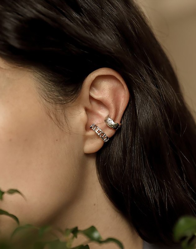 AUBREY Sterling Silver Ear Cuff