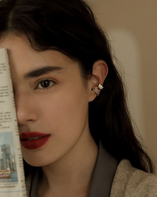 AUBREY Sterling Silver Ear Cuff