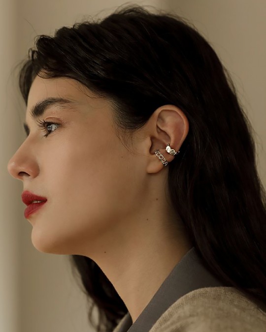 AUBREY Sterling Silver Ear Cuff