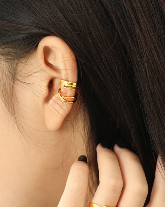 ELORA Gold Vermeil Ear Cuff