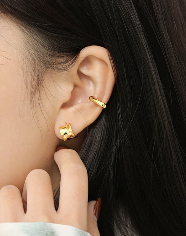 JENNA Gold Vermeil Ear Cuff