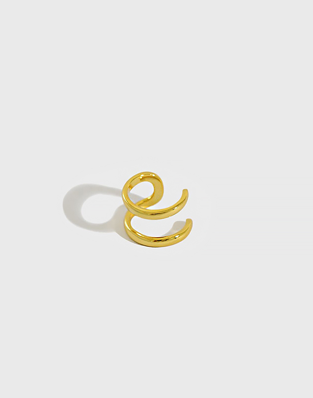 LUCIE Gold Vermeil Double Ear Cuff