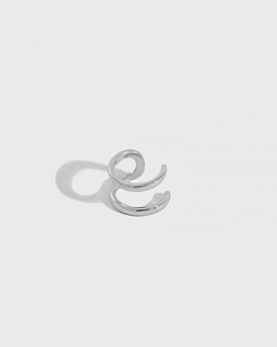 LUCIE Sterling Silver Double Ear Cuff