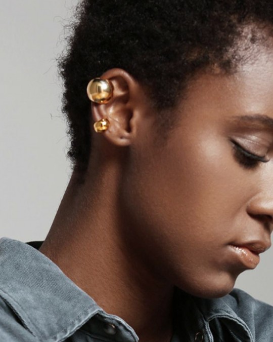VICKIE Gold Ear Cuff | Small Size