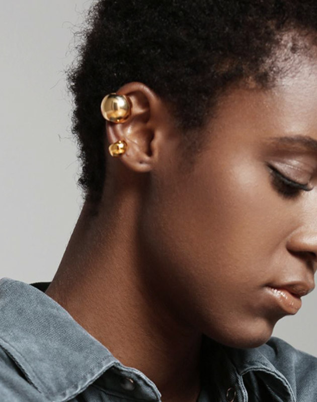 VICKIE Gold Ear Cuff | Small Size VICKIE Gold Ear Cuff | Small Size