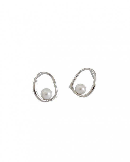ADELE Sterling Silver Pearl Earrings