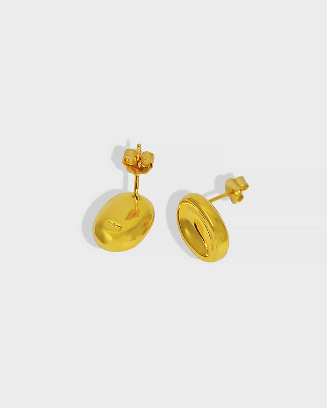 KARMA STUD EARRINGS - 18KT VERMEIL GOLD