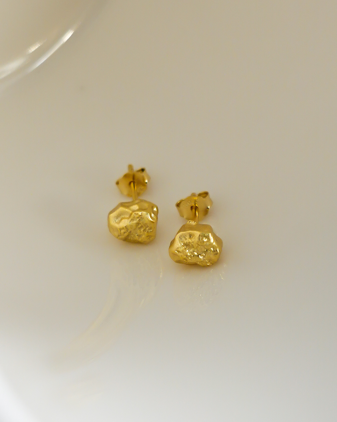 JESS Gold Vermeil Stud Earrings