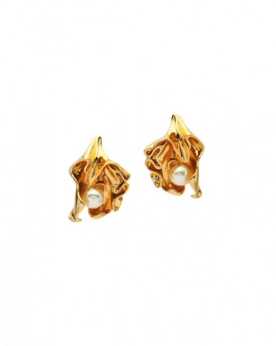 JOSÉPHINE Gold Pearl Earrings