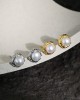 LILY Gold Pearl Stud Earrings