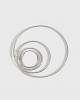 ANAIS Sterling Silver Hoop Earrings | Small