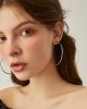 ANAIS Sterling Silver Endless Hoops | Oversize