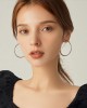ANAIS Sterling Silver Endless Hoops | Large