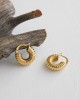 BEA Gold Hoop Earrings