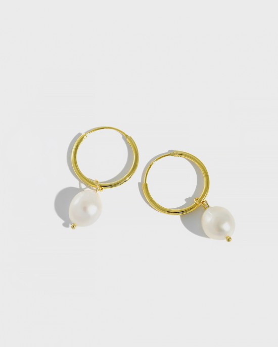JULIETTE Gold Vermeil Baroque Pearl 