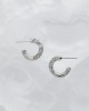 KIARA Sterling Silver Hoop Earrings