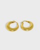 LEONA Gold Vermeil Hoop Earrings