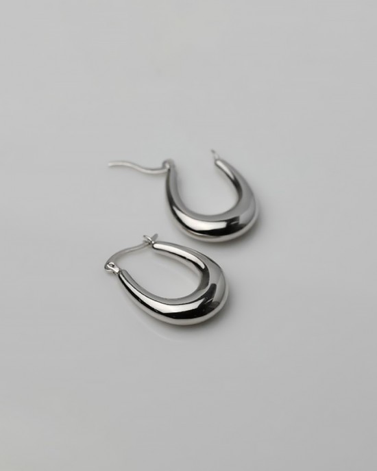 LYRA Sterling Silver Hoop Earrings