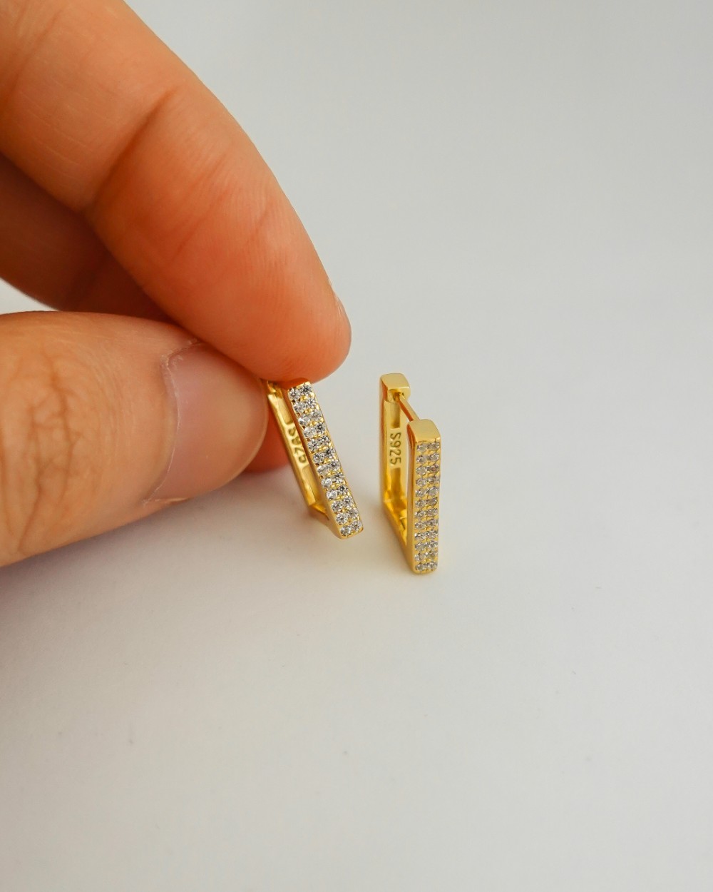 18k Gold Vermeil Dream Lover Huggies main image 1