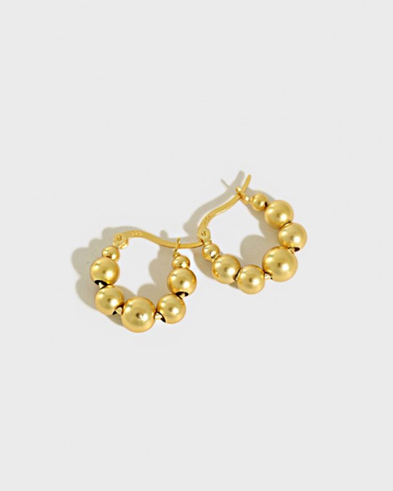 SUZY Gold Vermeil Hoop Earrings