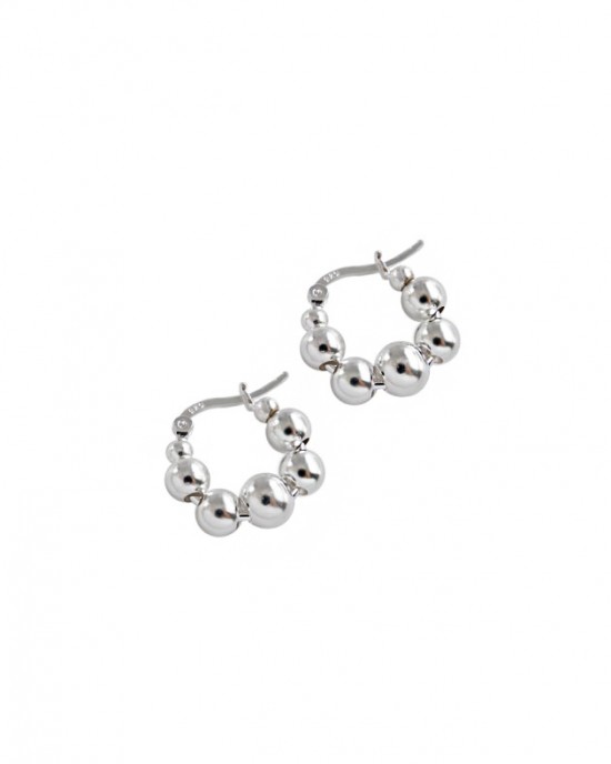 SUZY Sterling Silver Hoop Earrings