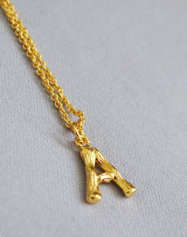 ALPHABET Necklace | Letter A