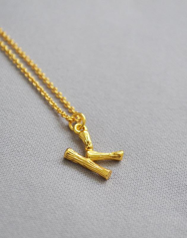 ALPHABET Necklace | Letter K