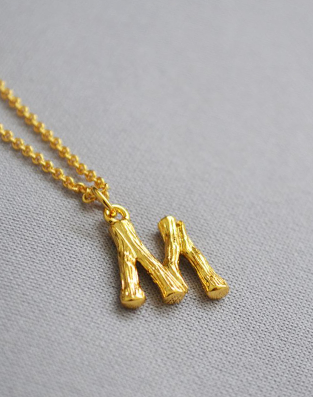 ALPHABET Necklace | Letter M