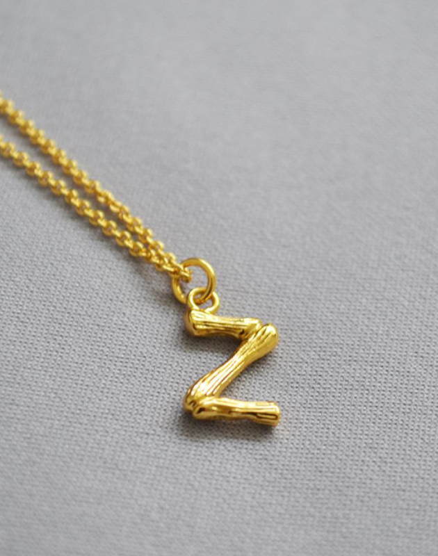 ALPHABET Necklace | Letter Z