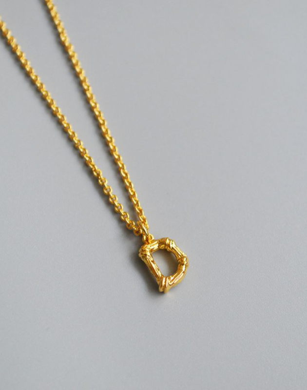 ALPHABET Necklace | Letter D