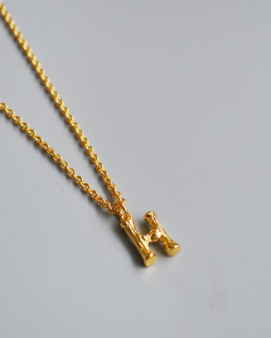 ALPHABET Necklace | Letter H