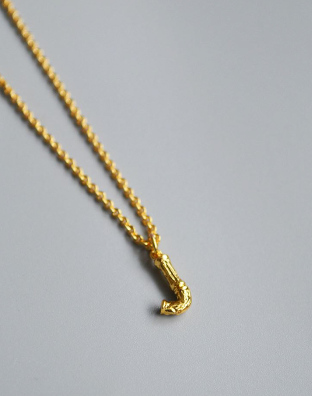 ALPHABET Necklace | Letter J