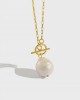 APOLLINE Baroque Pearl Drop Necklace