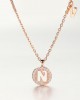 DIAMOND ALPHABET Necklace | Letter N
