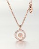 DIAMOND ALPHABET Necklace | Letter O