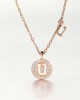 DIAMOND ALPHABET Necklace | Letter U