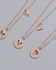 DIAMOND ALPHABET Necklace | Letter C