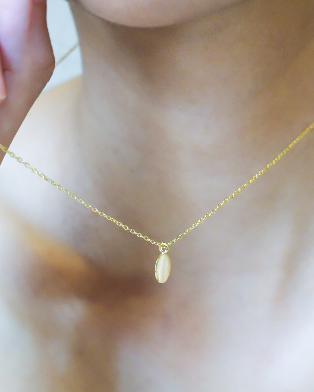 FAYE 18k Gold Vermeil Pendant Necklace INXSKY