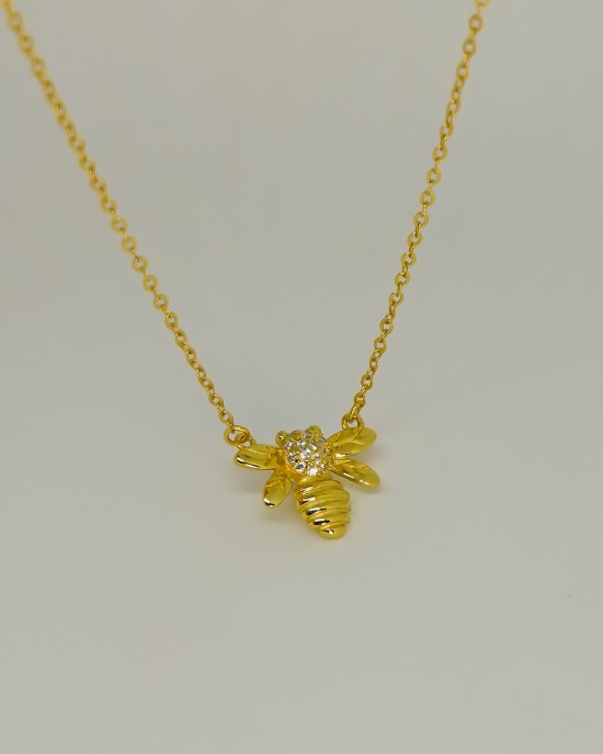 HONEY BEE Gold Vermeil Necklace